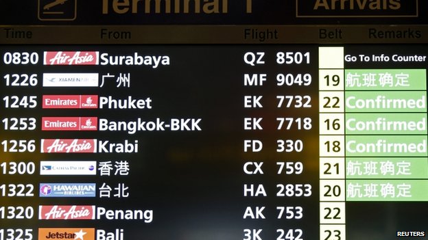 AirAsia3 4th Aisan Aircraft missing in 2014 - AirAsia Indonesia flight QZ8501