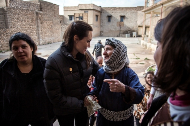 14.Angelina-jolie-with-displaced-iraqi-christians ISIS Committing Mass Genocide Against Christians as World Stands Silent, Says Franklin Graham